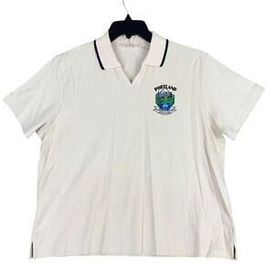 ELKS USA‎ Polo Shirt Womens XL Beige Portland Grand Lodge Convention Ping Golf
